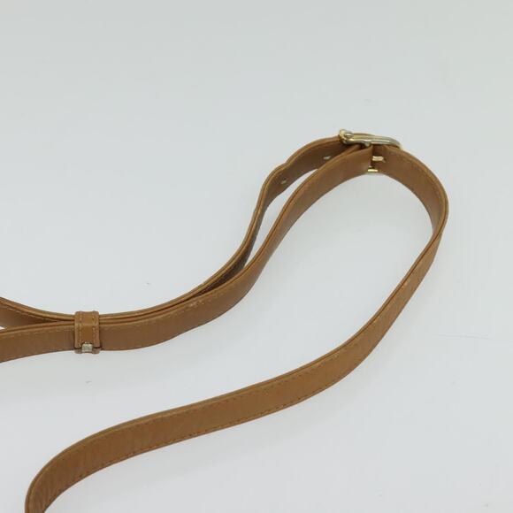 CELINE Macadam Canvas Shoulder Bag Pvc Beige Gold - Picture 8 of 13